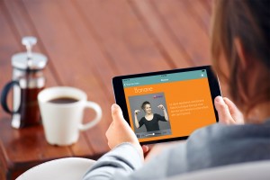 Application Bébé Signe sur tablette